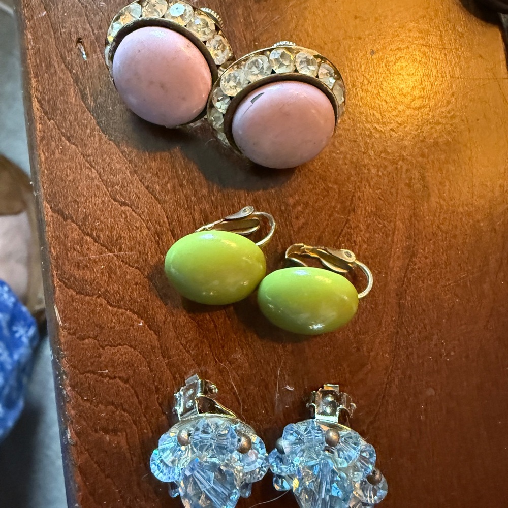 12 Pair of Clip on Earrings